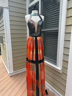 Custom Designer red carpet gown,  2/4, Couture, silk charmeuse, prom, pageant